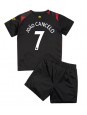 Manchester City Joao Cancelo #7 Auswärts Trikotsatz für Kinder 2022-23 Kurzarm (+ Kurze Hosen)